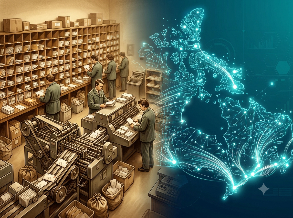 Evolution from manual to automated postal coding